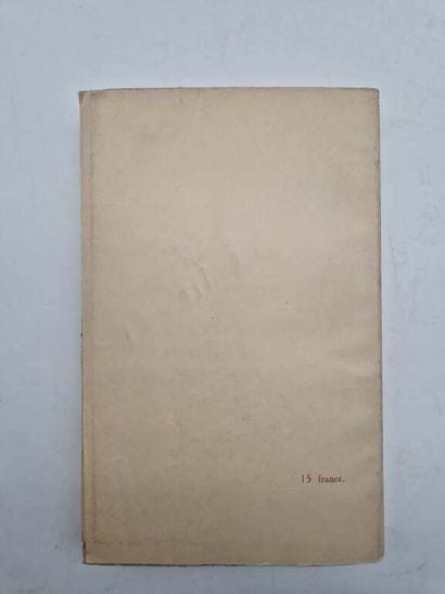 GUERIN, Charles. Premiers et derniers vers.

Paris,...