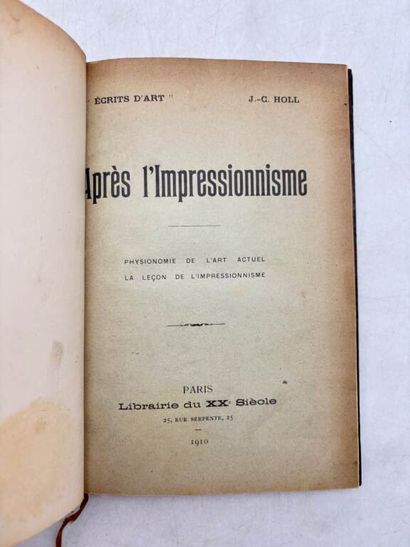 HOLL, J. C. Après l'Impressionnisme.

Edité...