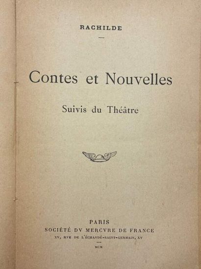 RÉGNIER, Henri de, RACHILDE, et NERVAT, Marie...