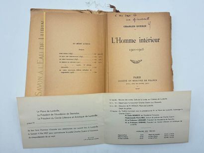 GUÉRIN, Charles. Réunion de trois volumes...