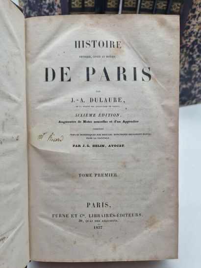 DULAURE, Jacques-Antoine. Physical, civil...
