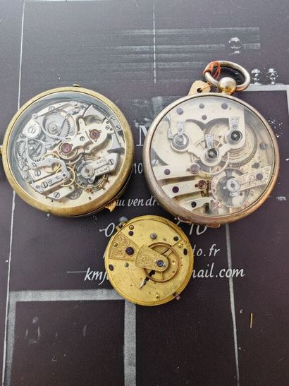 Set of ten regulators and one attached mechanical...