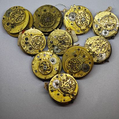 England. Lot of ten late 18th century London...