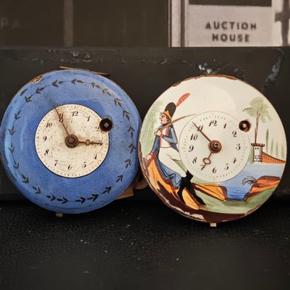 France. Set of two Empire-period mechanical...