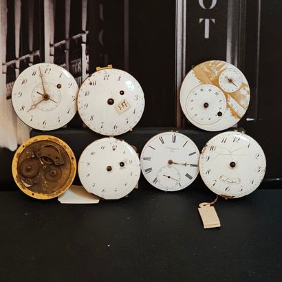Set of twenty-one anonymous tilting movements,...