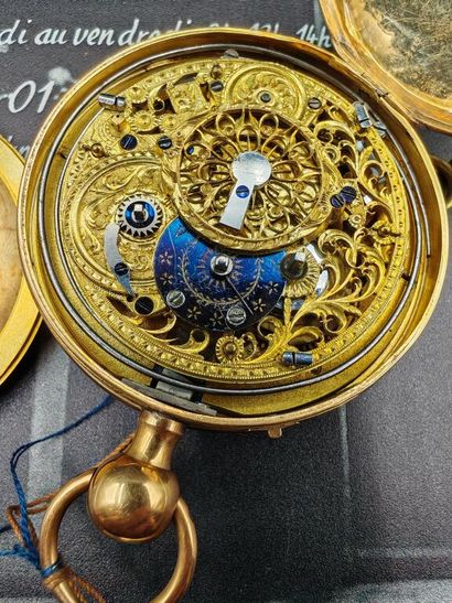 Anonyme, vers 1830. Montre de gousset en...