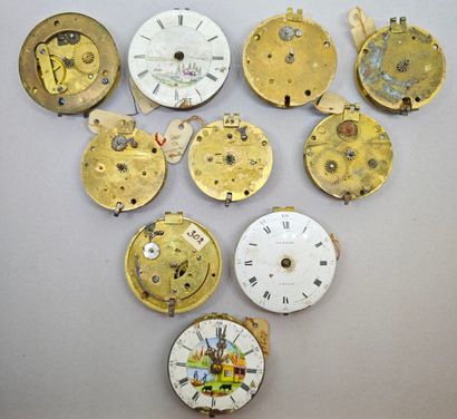 England. Lot of ten late 18th century London...