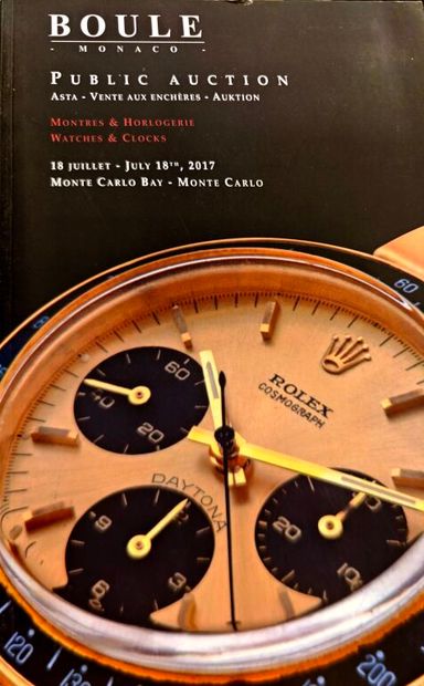 Montres et horlogerie, trois catalogues de...