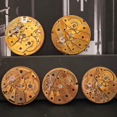 Anonymous. Set of five extra-flat movements...
