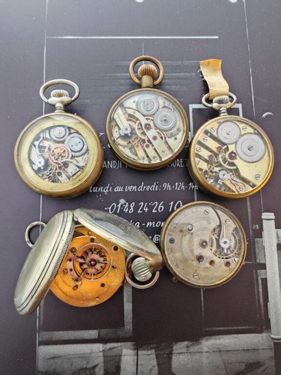 Set of ten regulators and one attached mechanical...