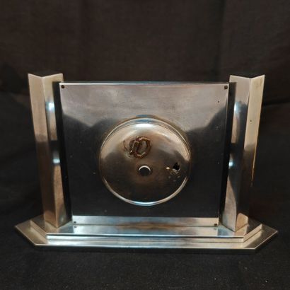 Anonymous Art Deco period steel and silver-plated...