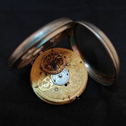 Pocket watch with day-calendar complication,...