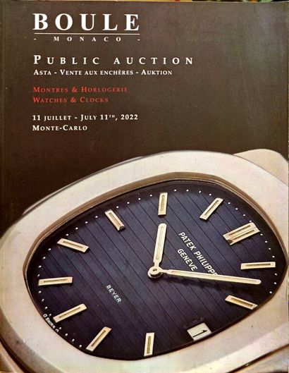 Montres et horlogerie, trois catalogues de...