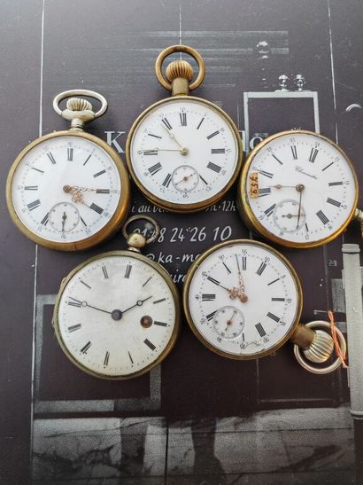 Set of ten regulators and one attached mechanical...