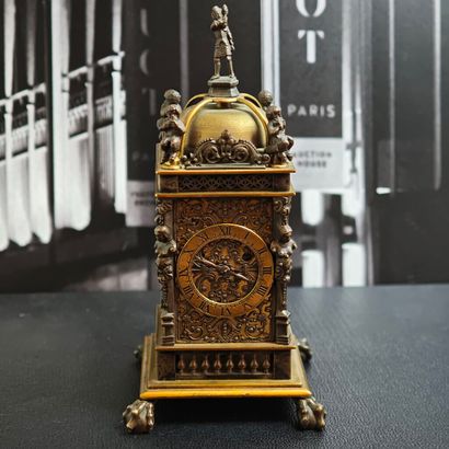 Set of three cathedral clocks, probably made...