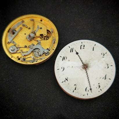 Lot of two mechanical complication sonnerie...