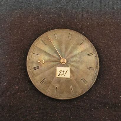 Extra-flat movement, silver dial with ribbed...