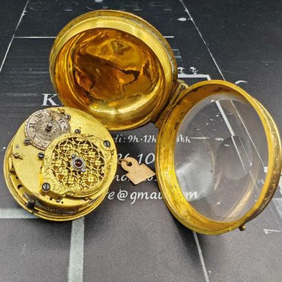 Anonyme, XVIIIè siècle. Montre de poche dite...