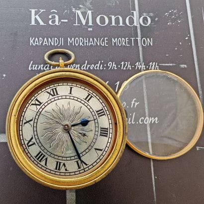 Decorative clock in a taste far removed from...