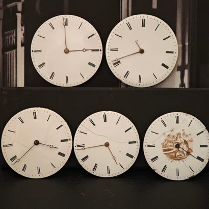 Anonymous. Set of five extra-flat movements...