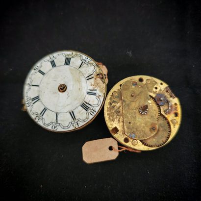 Set of two mechanical movements for onion...