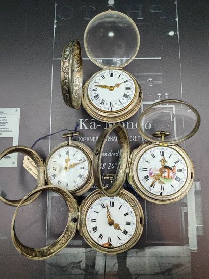 Angleterre, Londres, XVIIIè siècle. Ensemble...