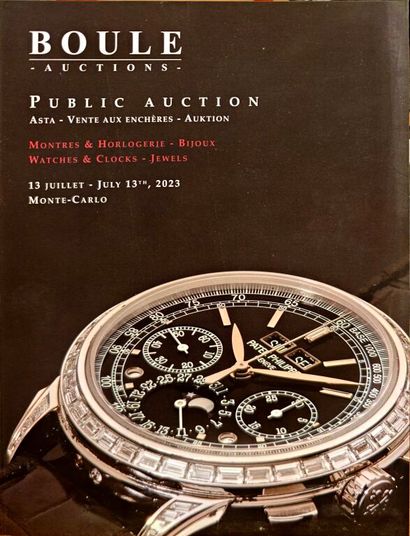 Montres et horlogerie, quatre catalogues...
