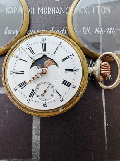 Anonymous, 19th century. Metal pocket regulator...