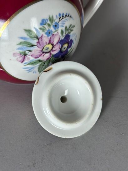 RUSSIA.
Porcelain cookie bowl decorated with...