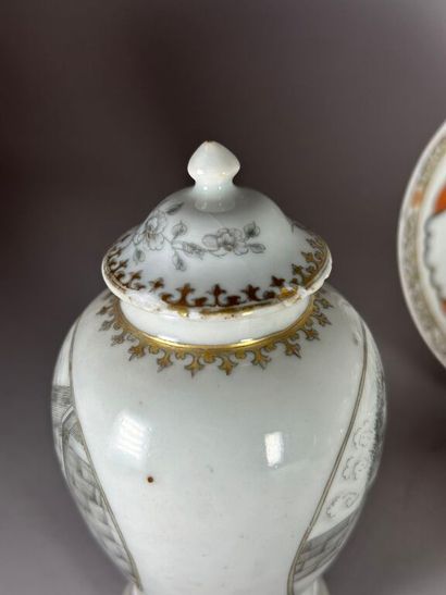 CHINA, Compagnie des Indes.
Porcelain lot...