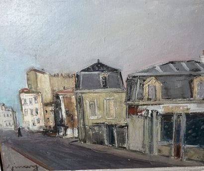 Jean VINAY (1907-1978)
A street in Paris.
Oil...