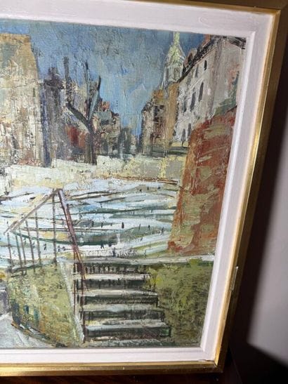 Jean VINAY (1907-1978)
Snow-covered Montmartre...