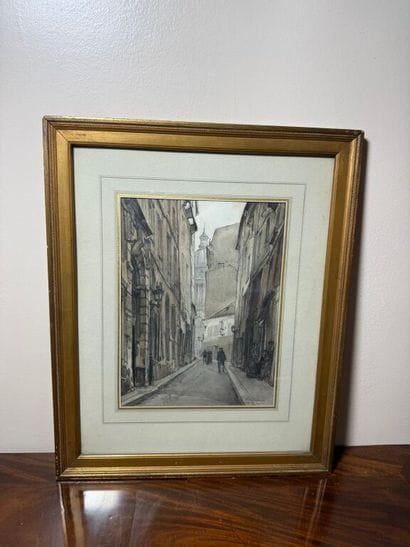 Charles HEYMAN (1881-1915)
Paris, rue des...