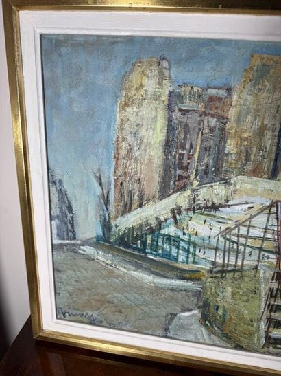 Jean VINAY (1907-1978)
Snow-covered Montmartre...