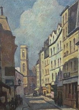 Émile DANCRE (1901-1977)
Rue du vieux Paris.
Unsigned...