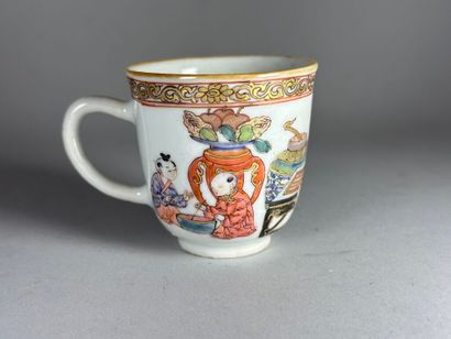 CHINA, Compagnie des Indes.
Porcelain lot...