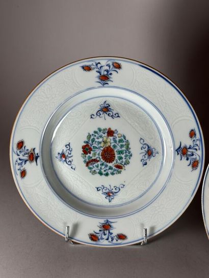 CHINA, Compagnie des Indes.
Pair of round...