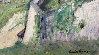 Claude RAMEAU (1876-1955)
Park on the Loire.
Oil...