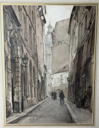 Charles HEYMAN (1881-1915)
Paris, rue des...