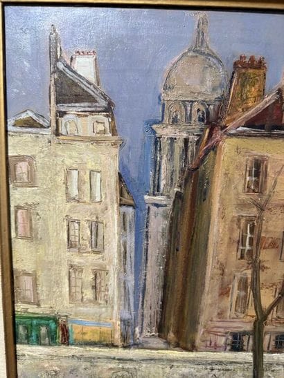 Jean VINAY (1907-1978)
Quays of the Seine.
Oil...