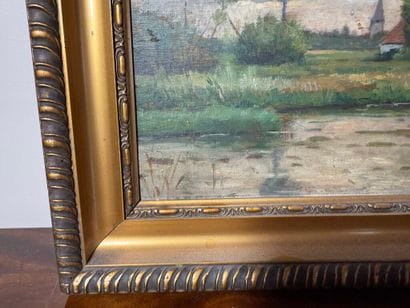 Fernand STIÉVENART (1862-1922)
Lake landscape...