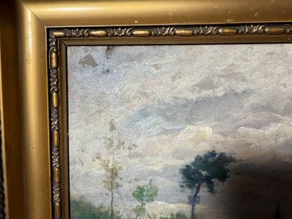 Fernand STIÉVENART (1862-1922)
Lake landscape...
