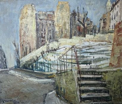 Jean VINAY (1907-1978)
Snow-covered Montmartre...