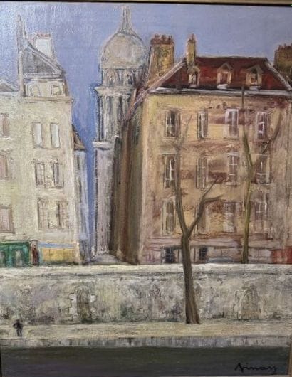 Jean VINAY (1907-1978)
Quays of the Seine.
Oil...