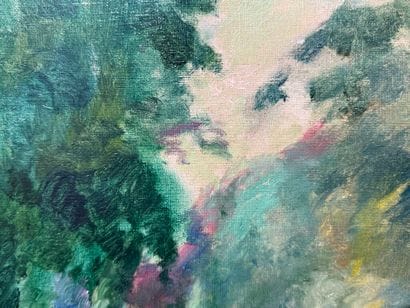 Henri OTTMANN (1877-1927)
Chemin en fôret.
Oil...