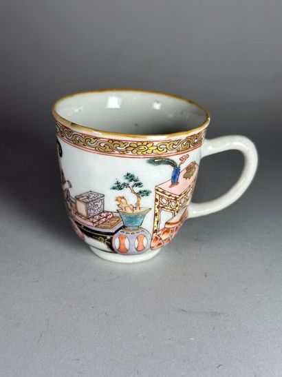 CHINA, Compagnie des Indes.
Porcelain lot...