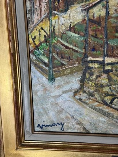 Jean VINAY (1907-1978)
 Montmartre.
Oil on...