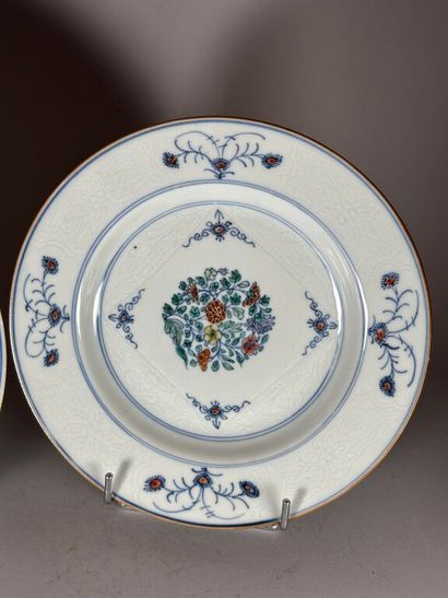 CHINA, Compagnie des Indes.
Pair of round...