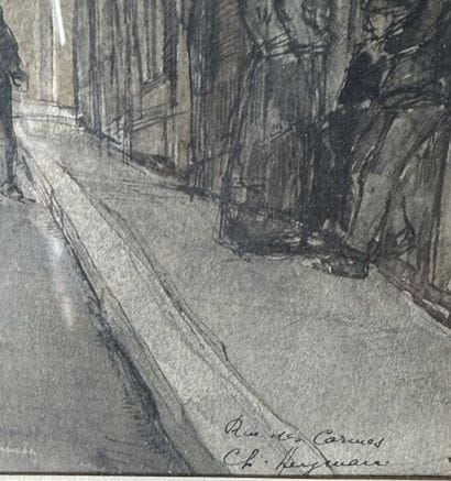 Charles HEYMAN (1881-1915)
Paris, rue des...