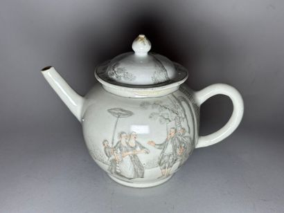 CHINA, Compagnie des Indes.
Porcelain globular...